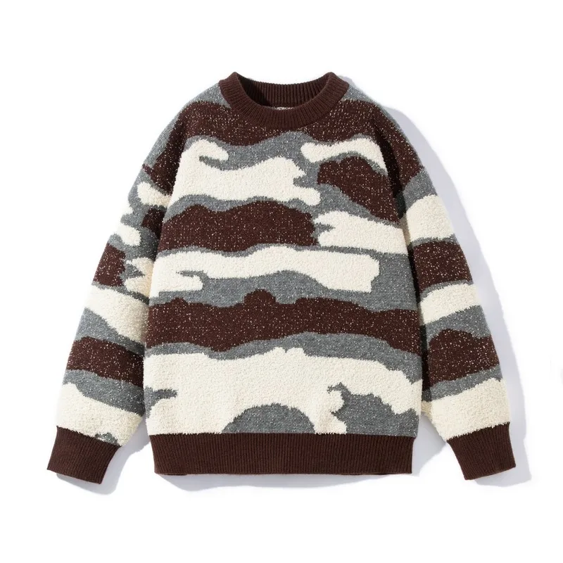 Осень-зима, новый популярный пуловер с уличным принтом, мужской свитер, повседневный вязаный мужской пуловер с круглым вырезом
Осень-зима, новый популярный пуловер с уличным принтом, мужской свитер, повседневный вязаный мужской пуловер с круглым вырезом