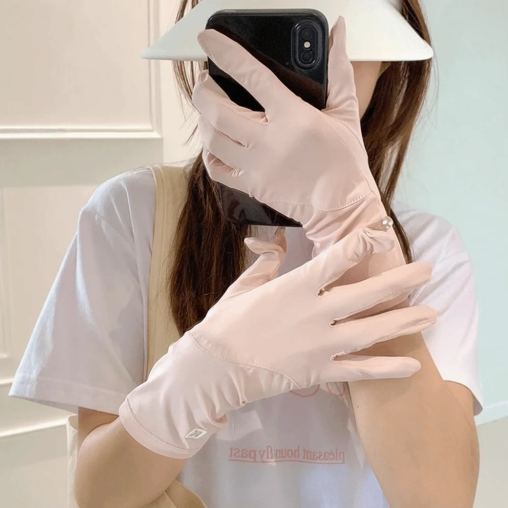 Cool Sunscreen Ice Silk Gloves Non-slip Thin Anti-UV Gloves Lengthened Wrist Touch Screen Riding Mittens for Women Lady
Cool Sunscreen Ice Silk Gloves Non-slip Thin Anti-UV Gloves Lengthened Wrist Touch Screen Riding Mittens for Women Lady