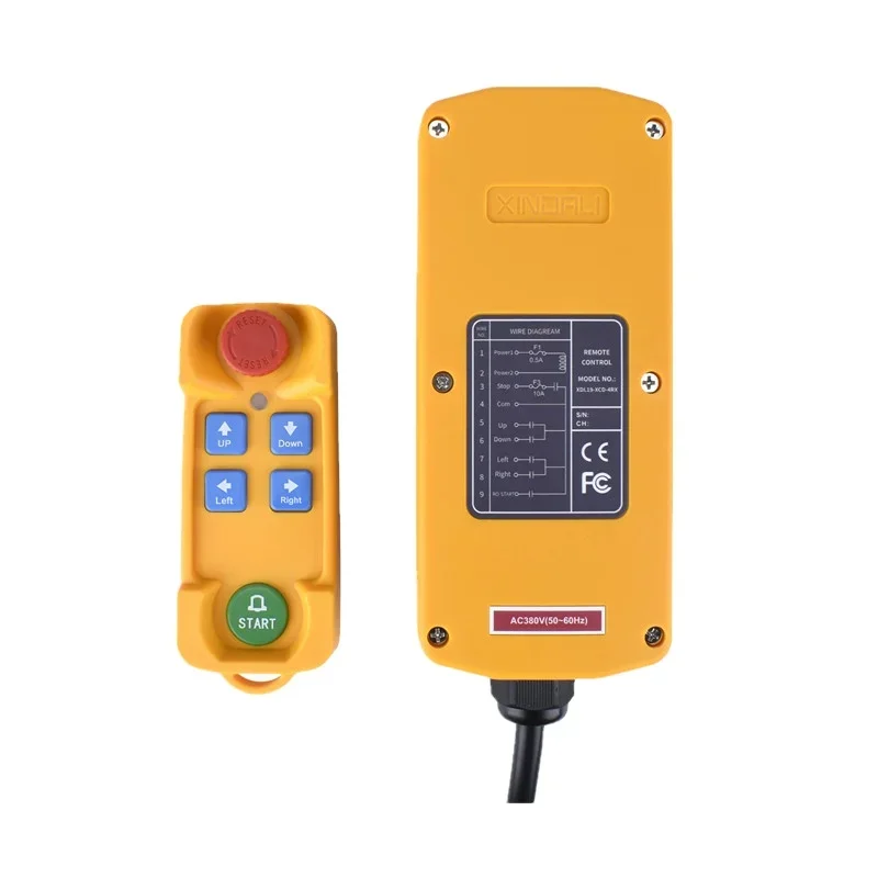 XDL19-F21-4 435mhz AC380V waterproof Chargeable wireless remote control electric hoist industrial wireless remote controls
XDL19-F21-4 435mhz AC380V waterproof Chargeable wireless remote control electric hoist industrial wireless remote controls
