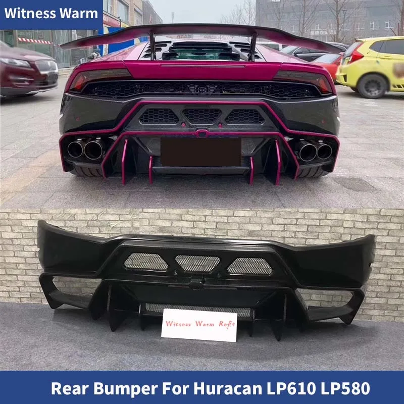 For Huracan LP580 610 High quality FRP /Carbon fiber Rear bumper For Lamborghini LP580 610 Car body kit
For Huracan LP580 610 High quality FRP /Carbon fiber Rear bumper For Lamborghini LP580 610 Car body kit