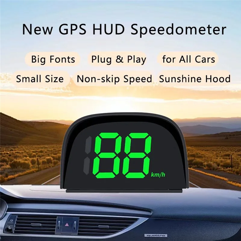 ABVO-Car HUD Heads Up Display Прецизионный локатор GPS с скоростью, килограммовым дисплеем USB Plug and Play для всех автомобилей
ABVO-Car HUD Heads Up Display Прецизионный локатор GPS с скоростью, килограммовым дисплеем USB Plug and Play для всех автомобилей
