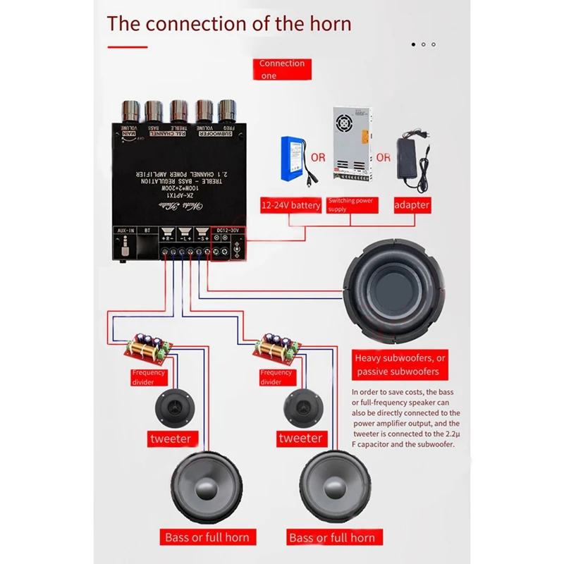 APTX1 Bluetooth цифровой аудио усилитель мощности плата усилителя мощности 100Wx2 + 200 Вт сабвуфер QCC3034 + TPA3221
APTX1 Bluetooth цифровой аудио усилитель мощности плата усилителя мощности 100Wx2 + 200 Вт сабвуфер QCC3034 + TPA3221
