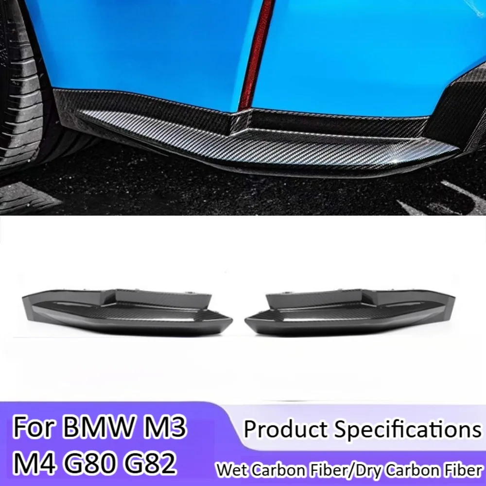 For BMW M3 M4 G80 G82 Real Dry Carbon Fiber OEM Style Rear Bumper Lip Corner Trim Panel Car Exterior Styling Accessories Kit Set
For BMW M3 M4 G80 G82 Real Dry Carbon Fiber OEM Style Rear Bumper Lip Corner Trim Panel Car Exterior Styling Accessories Kit Set