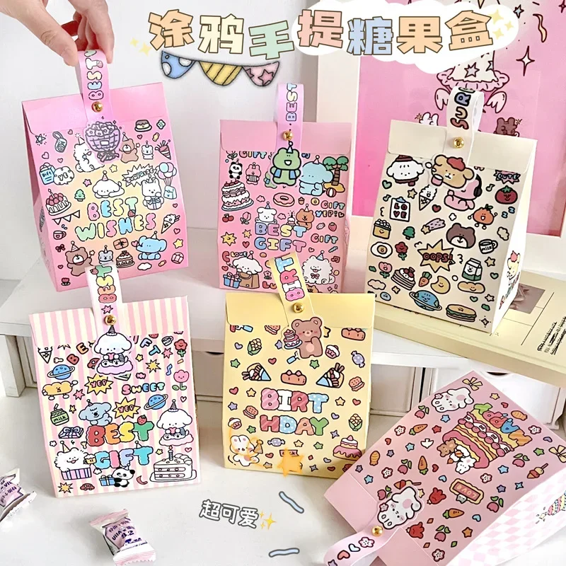 Cute Cartoon Paper Bag Gifts Packaging Bags Kawaii Candy Snack Cookie Storage Bag Children's Birthday Party Decors Gifts New
Cute Cartoon Paper Bag Gifts Packaging Bags Kawaii Candy Snack Cookie Storage Bag Children's Birthday Party Decors Gifts New