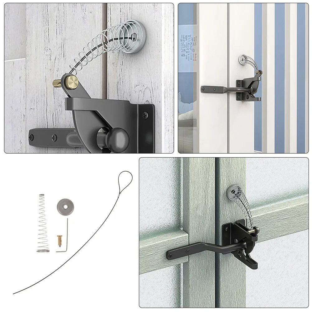 1 set 1 Set Adjustable Gate Latch Pull For Outdoor Fence Wood Metal Gates Cable Pull Hardware Accessory Garden Shed Tool
1 set 1 Set Adjustable Gate Latch Pull For Outdoor Fence Wood Metal Gates Cable Pull Hardware Accessory Garden Shed Tool
