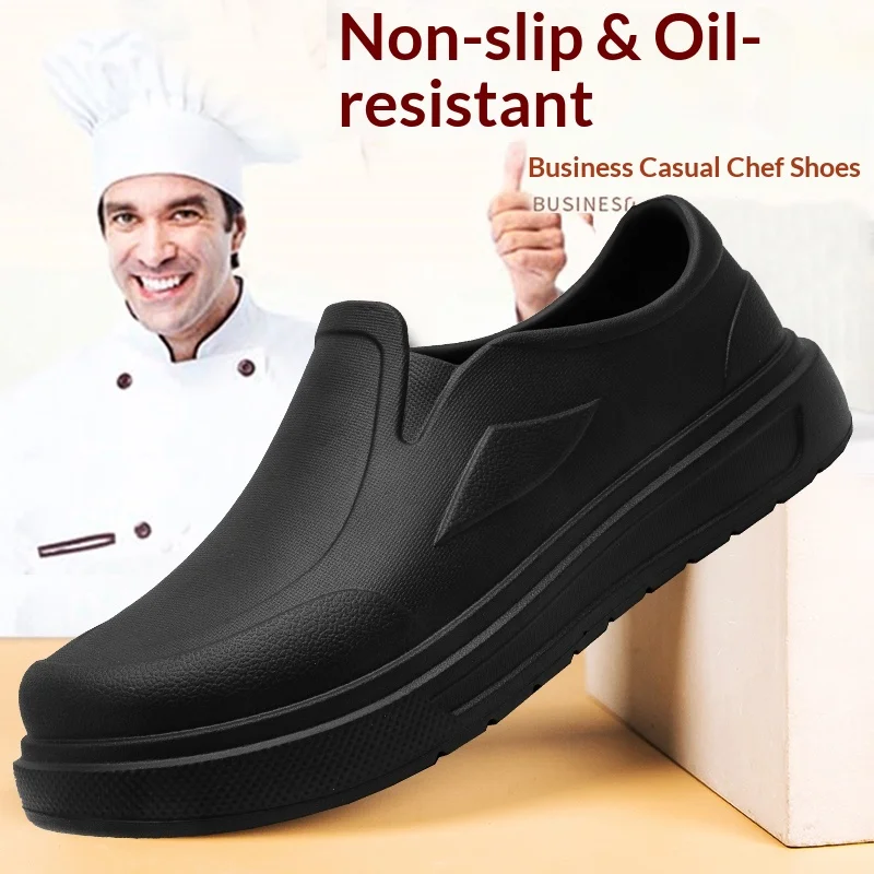 Мужская обувь для поваров, противоскользящая, маслостойкая, водонепроницаемая, рабочая обувь для отелей, быстросохнущая, дышащая, легкая, размеры 39-46
Мужская обувь для поваров, противоскользящая, маслостойкая, водонепроницаемая, рабочая обувь для отелей, быстросохнущая, дышащая, легкая, размеры 39-46