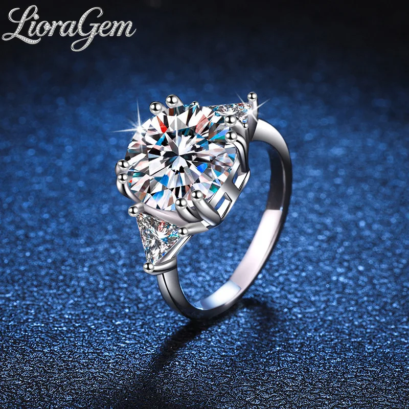 LioraGem 5-carat Moissanite Ring, Ultra-luxury Pigeon Egg D-color Moissanite Wedding Ring Platinum PT950 Stamp Engagement Gift
LioraGem 5-carat Moissanite Ring, Ultra-luxury Pigeon Egg D-color Moissanite Wedding Ring Platinum PT950 Stamp Engagement Gift