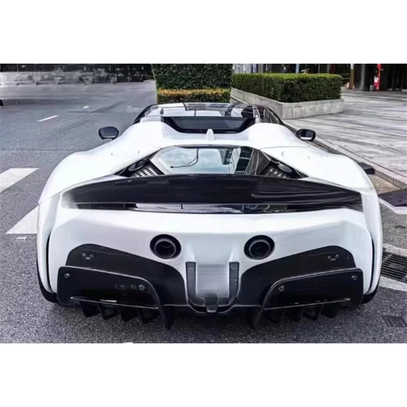 High Quality Real Dry Carbon Fiber Rear Bumper Lip Spoiler Kit
High Quality Real Dry Carbon Fiber Rear Bumper Lip Spoiler Kit