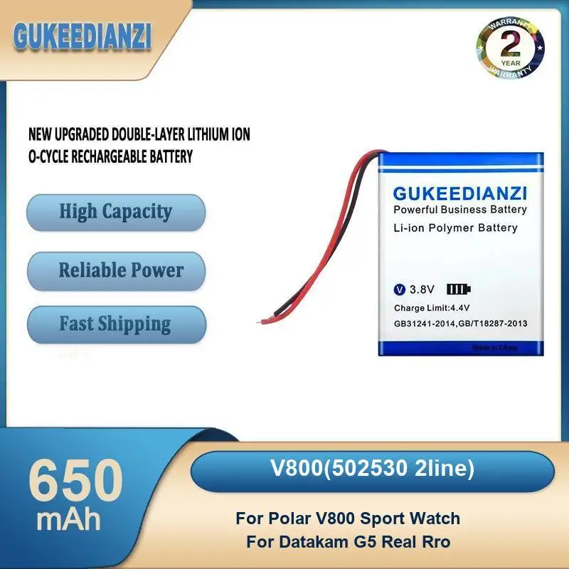 Battery For POLAR Watch M600 V800 Datakam G5 Real Rro
Battery For POLAR Watch M600 V800 Datakam G5 Real Rro