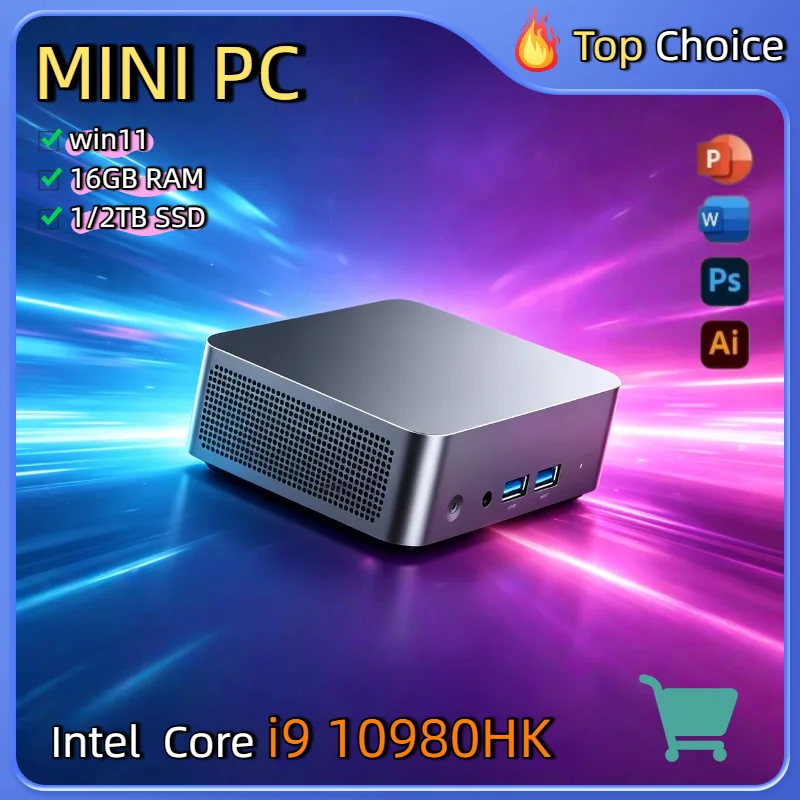 Gaming Office Study Intel Core i9 10980HK MINI PC Windows 11 Pro 16GB RAM 1TB/2TB SSD WIFI6 BT5.2 4K HD 3 Year Warranty Elite
Gaming Office Study Intel Core i9 10980HK MINI PC Windows 11 Pro 16GB RAM 1TB/2TB SSD WIFI6 BT5.2 4K HD 3 Year Warranty Elite