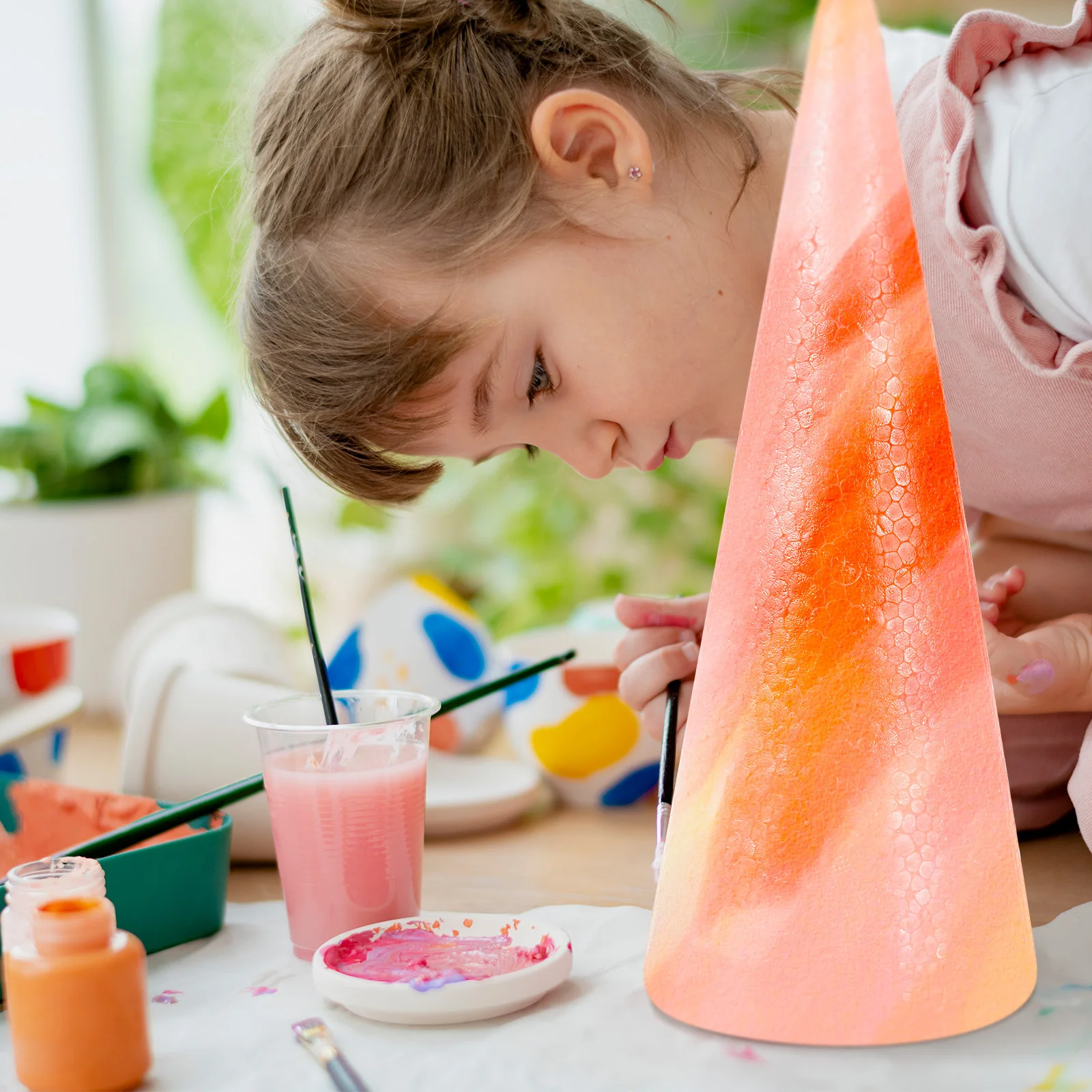 2Pcs Craft Polystyrene Cone White Solid Children DIY Ornaments for Home Decor and Festive Celebrations Cone Craft
2Pcs Craft Polystyrene Cone White Solid Children DIY Ornaments for Home Decor and Festive Celebrations Cone Craft