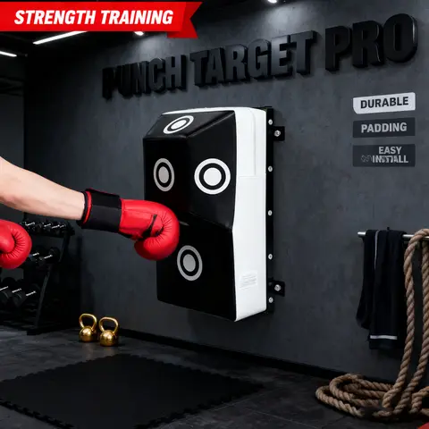 Wall Punching Pad Boxing Target Blocking Pad Wall-Mounted Taekwondo Training Sandbags Fighting Gear For Living Room Household