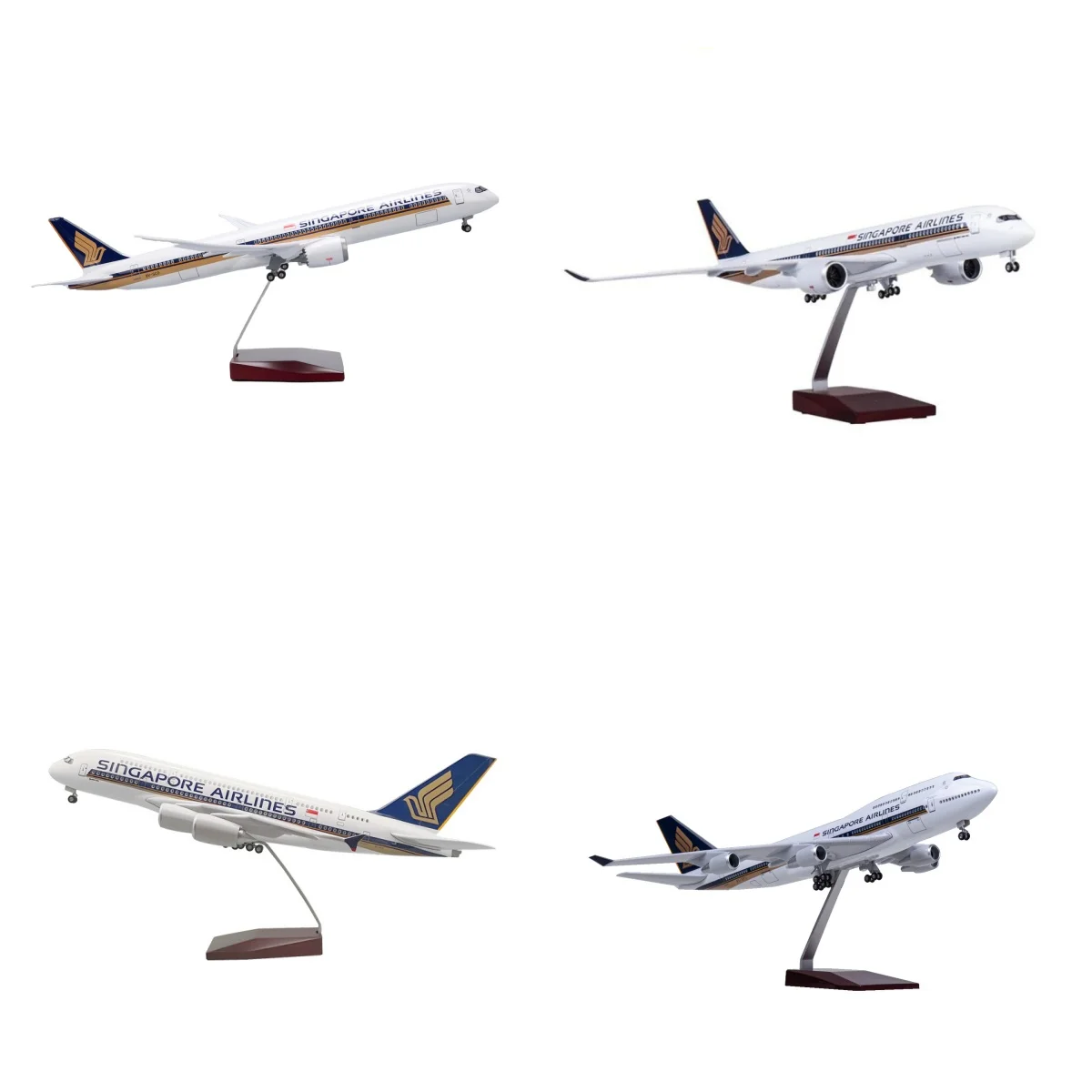 47cm Airplane Model Singapore Airways B737/787/380/350 Scale Aircraft Resin Diecast Toy Planes With LED & Wheels For Collection
47cm Airplane Model Singapore Airways B737/787/380/350 Scale Aircraft Resin Diecast Toy Planes With LED & Wheels For Collection