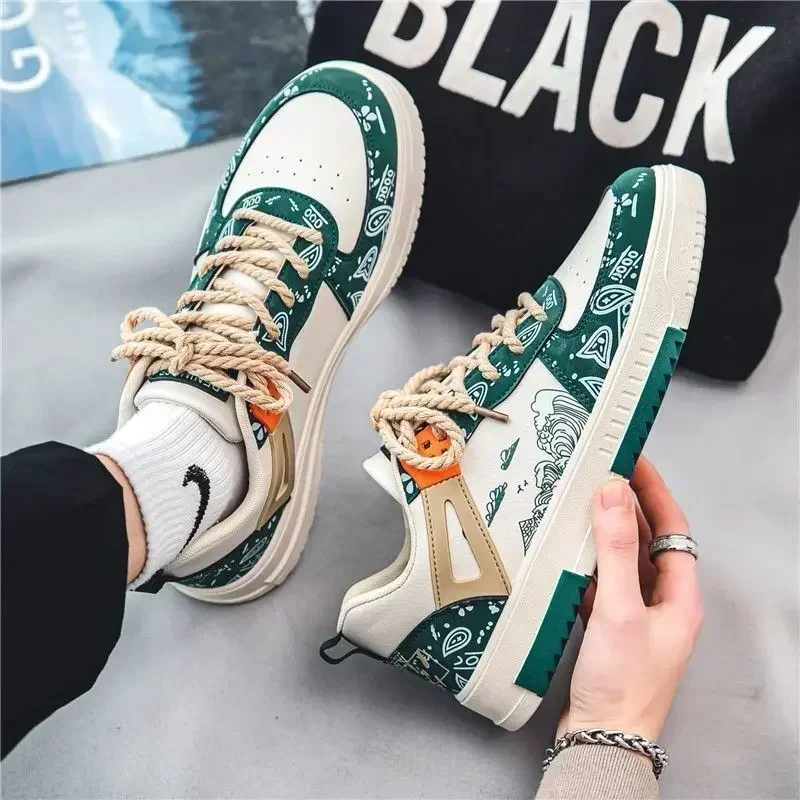 2025 New Men's Shoes Spring/Summer Wave Flower Shoes Men's Trendy Shoes Men's Shoes Leather Sports and Leisure Board Shoes
2025 New Men's Shoes Spring/Summer Wave Flower Shoes Men's Trendy Shoes Men's Shoes Leather Sports and Leisure Board Shoes