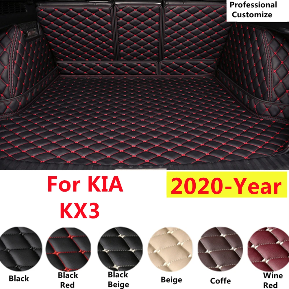 SJ Full Set XPE Leather Custom Fit For KIA KX3 2020 YEAR Fittings Car Trunk Mat Tail Boot Tray Liner Rear Cargo Waterproof
SJ Full Set XPE Leather Custom Fit For KIA KX3 2020 YEAR Fittings Car Trunk Mat Tail Boot Tray Liner Rear Cargo Waterproof