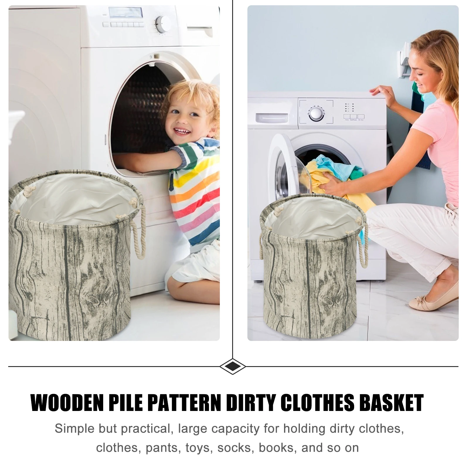 Collapsible Laundry Basket Hamper Dirty Clothes Container Cotton Linen Large Capacity Waterproof Storage Baskets Bedroom
Collapsible Laundry Basket Hamper Dirty Clothes Container Cotton Linen Large Capacity Waterproof Storage Baskets Bedroom