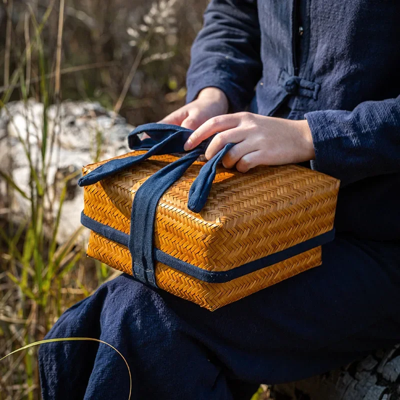 Bamboo Woven Travel Storage Bag, Japanese Tea Set Case, Dustproof Cup Pouch, Vintage Portable Handcrafted Organizer
Bamboo Woven Travel Storage Bag, Japanese Tea Set Case, Dustproof Cup Pouch, Vintage Portable Handcrafted Organizer