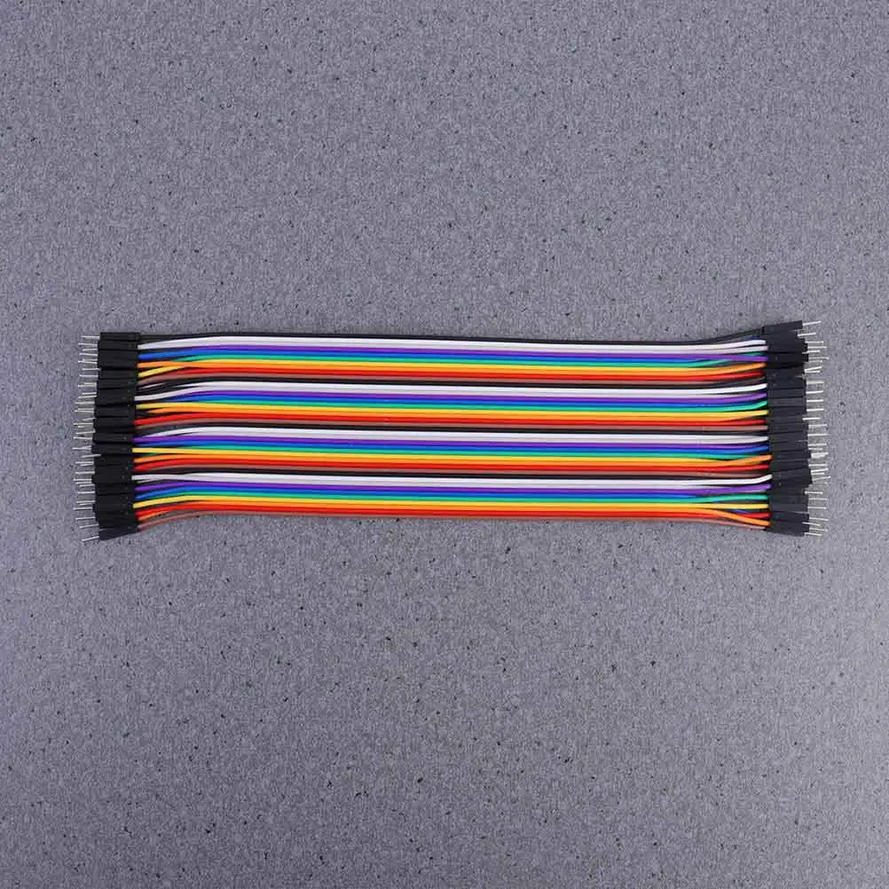 10Pcs Jumper Wires 40-Pin 320Cm Breadboard Ribbon Cable Colorful Male-Male 2.54mm Pitch Separable for Prototyping
10Pcs Jumper Wires 40-Pin 320Cm Breadboard Ribbon Cable Colorful Male-Male 2.54mm Pitch Separable for Prototyping