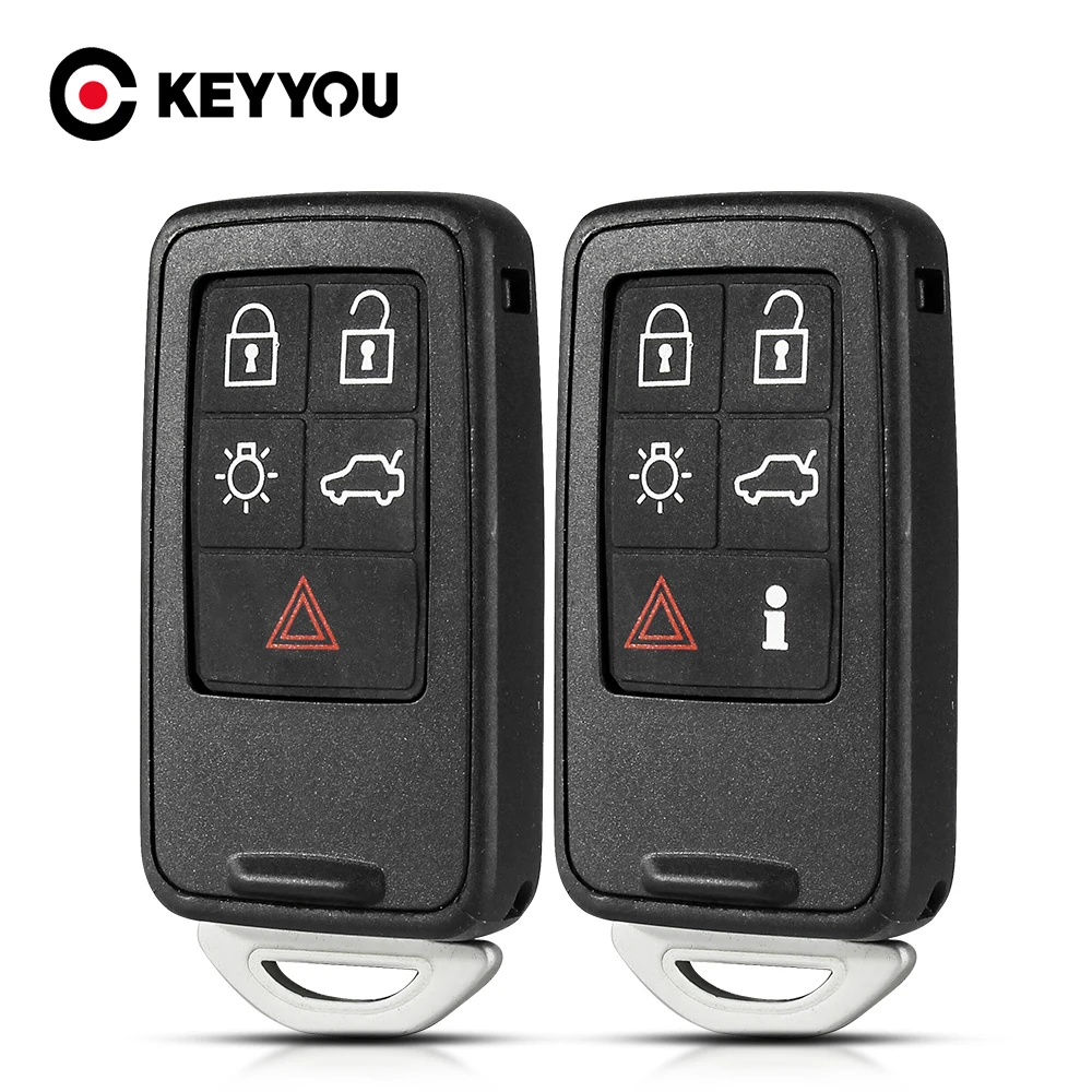 KEYYOU Replacement 5/6 Buttons Smart Remote Car Key Shell Case Fob Cover For Volvo S60 V60 S70 V70 XC60 XC70 2007-2017 Key
KEYYOU Replacement 5/6 Buttons Smart Remote Car Key Shell Case Fob Cover For Volvo S60 V60 S70 V70 XC60 XC70 2007-2017 Key