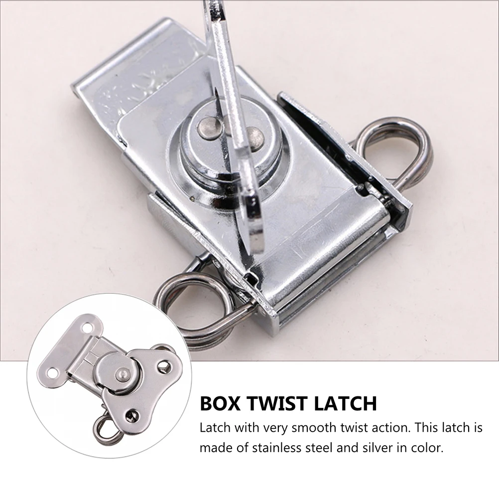 4 Pcs Spring Loaded Butterfly Latches Stainless Steel Wooden Box Locks Toggle Clamp Buckle Keeper for Craft Cabinets
4 Pcs Spring Loaded Butterfly Latches Stainless Steel Wooden Box Locks Toggle Clamp Buckle Keeper for Craft Cabinets