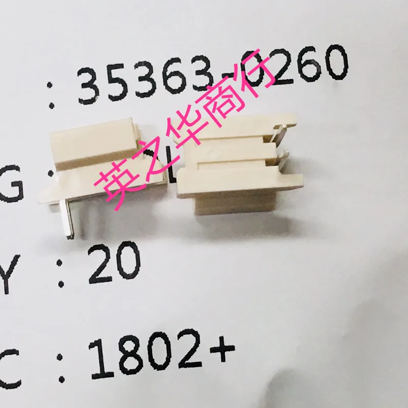 30pcs orginal new 35363-0260 353630260 0353630260 Connector 2P pitch 2.0mm
30pcs orginal new 35363-0260 353630260 0353630260 Connector 2P pitch 2.0mm