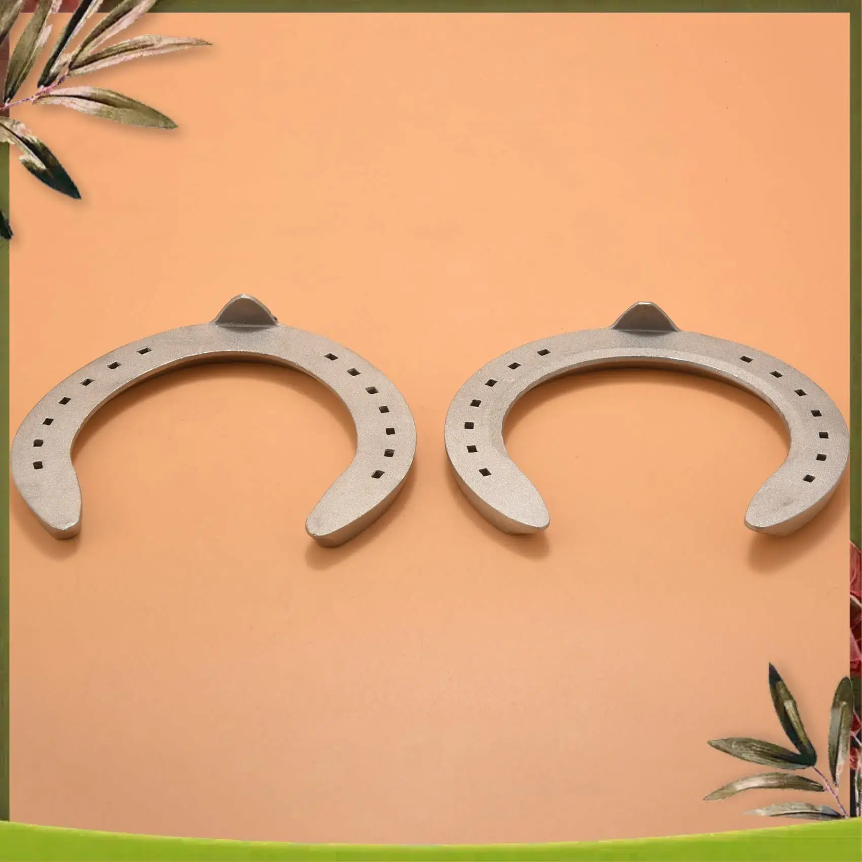 Reliable-4Pcs Horse Equipment Aluminum Alloy Horseshoes 2 Front + 2 Rear Farrier Tools For Tournament Play
Reliable-4Pcs Horse Equipment Aluminum Alloy Horseshoes 2 Front + 2 Rear Farrier Tools For Tournament Play