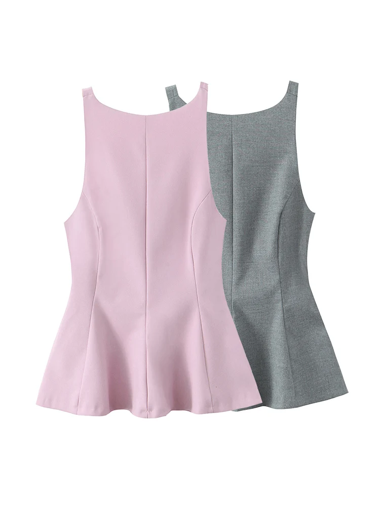 Willshela Women Fashion Solid Backless Bowed Lace Up Vest Vintage O-Neck Sleeveless Female Chic Lady Tank Tops
Willshela Women Fashion Solid Backless Bowed Lace Up Vest Vintage O-Neck Sleeveless Female Chic Lady Tank Tops