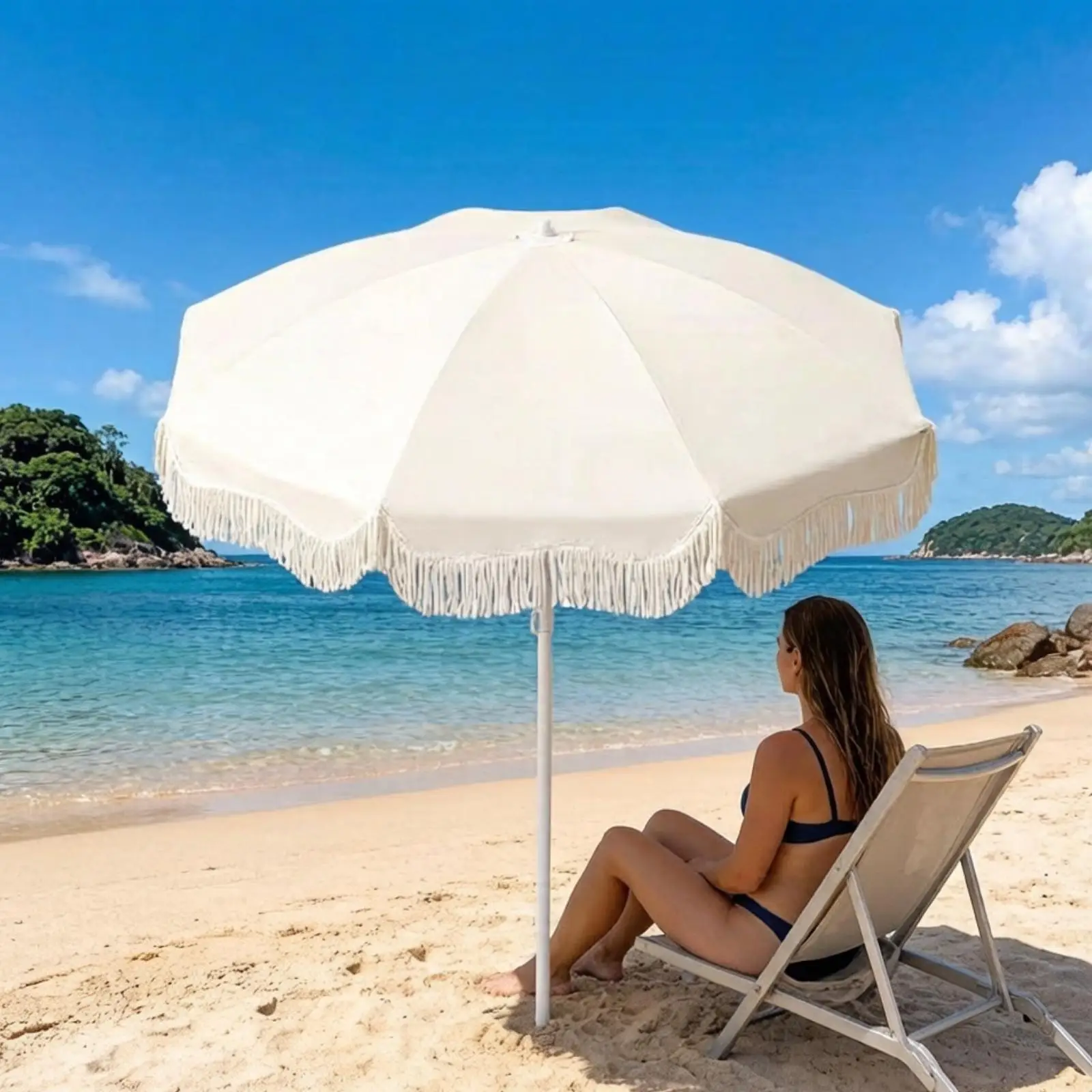 Patio Umbrella Fringe Tassel Pool Beach Outdoor Picnic Parasol Sun Protection Portable for Party Lawn Festival Market Holiday
Patio Umbrella Fringe Tassel Pool Beach Outdoor Picnic Parasol Sun Protection Portable for Party Lawn Festival Market Holiday