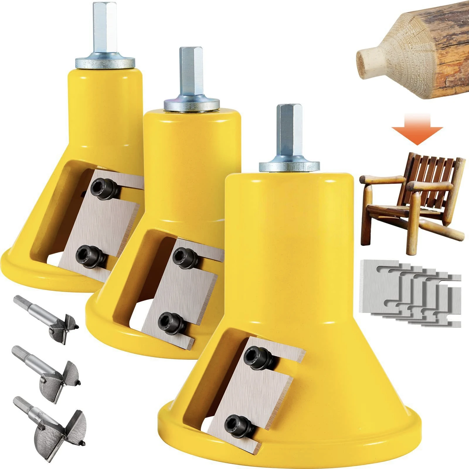 Dual Straight Blades Button Screws Home Master Kit 60 Degree Industrial Tenon Cutter Log Tenon Cutter
Dual Straight Blades Button Screws Home Master Kit 60 Degree Industrial Tenon Cutter Log Tenon Cutter