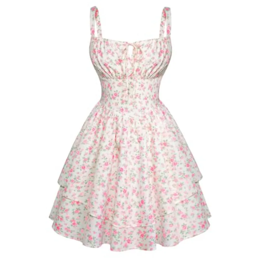 Scarlet Darkness Floral Mini Corset Dress for Women Teen 2026 Summer Spring Flowy A-Line Sundress with Pockets
Scarlet Darkness Floral Mini Corset Dress for Women Teen 2026 Summer Spring Flowy A-Line Sundress with Pockets