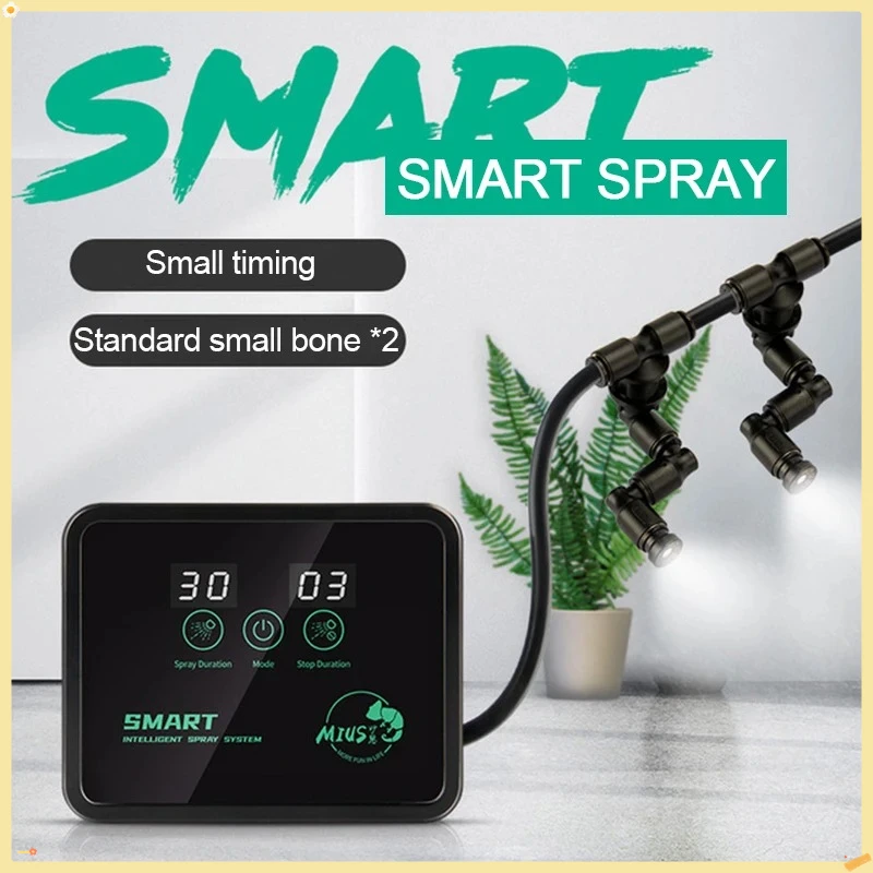 Reptile Fogger Terrarium Humidifier - Automatic Mist Spray System with Electronic Timer, Intelligent Rainforest Sprinkler Kit
Reptile Fogger Terrarium Humidifier - Automatic Mist Spray System with Electronic Timer, Intelligent Rainforest Sprinkler Kit