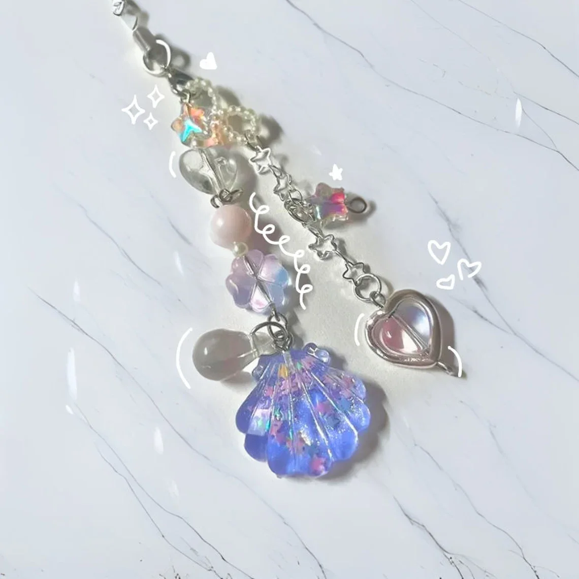 Y2K Cute Lily Keychain Shell Design Seductive Fairy Core Kawaii Gift Trendy Cute Keyring for Girls
Y2K Cute Lily Keychain Shell Design Seductive Fairy Core Kawaii Gift Trendy Cute Keyring for Girls