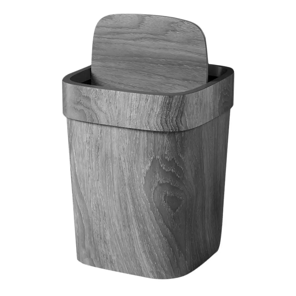 Retro Wood Swing Lid Trash Small Kitchen Bathroom Small Kitchen Trash Can With Lid Waste Bucket Garbage Can Plastic Grey
Retro Wood Swing Lid Trash Small Kitchen Bathroom Small Kitchen Trash Can With Lid Waste Bucket Garbage Can Plastic Grey