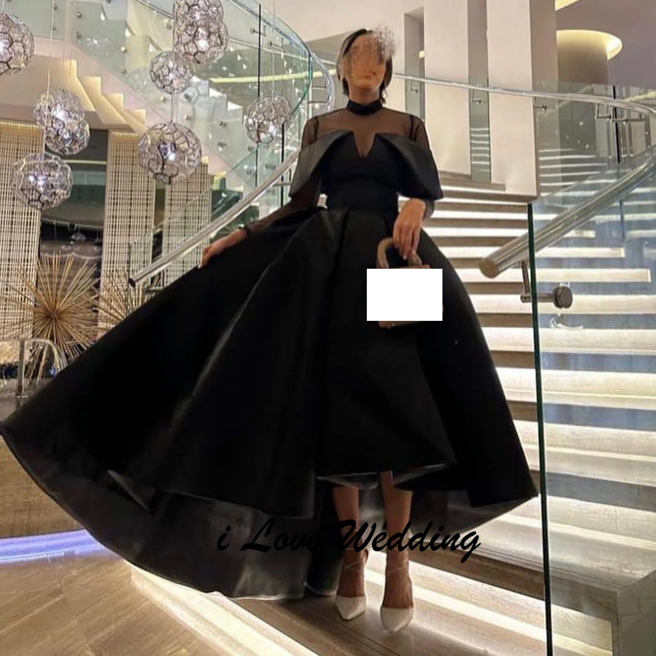 Modest Off Shoulder Satin Draped Saudi Dress High Low Solid Simple Evening Dress for Women Customized robes de soirée
Modest Off Shoulder Satin Draped Saudi Dress High Low Solid Simple Evening Dress for Women Customized robes de soirée