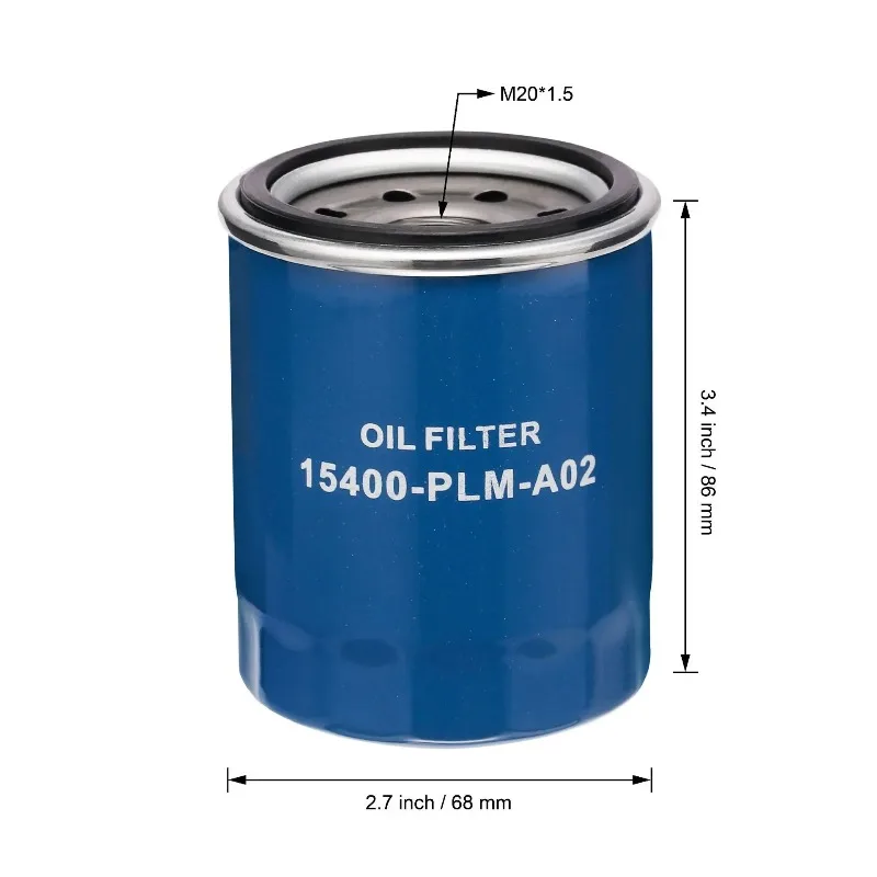 15400-PLM-A02 (6 шт.) масляный фильтр для Bentian Ni и т. д. LF3644 H97W06
15400-PLM-A02 (6 шт.) масляный фильтр для Bentian Ni и т. д. LF3644 H97W06