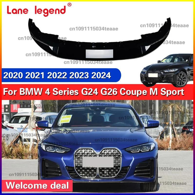 For BMW 4 Series G24 G26 420i 430i i4 M50 4-Door Coupe M Sport 2020-2024 Front Bumper Lip Spoiler Splitter Diffuser Cover
For BMW 4 Series G24 G26 420i 430i i4 M50 4-Door Coupe M Sport 2020-2024 Front Bumper Lip Spoiler Splitter Diffuser Cover