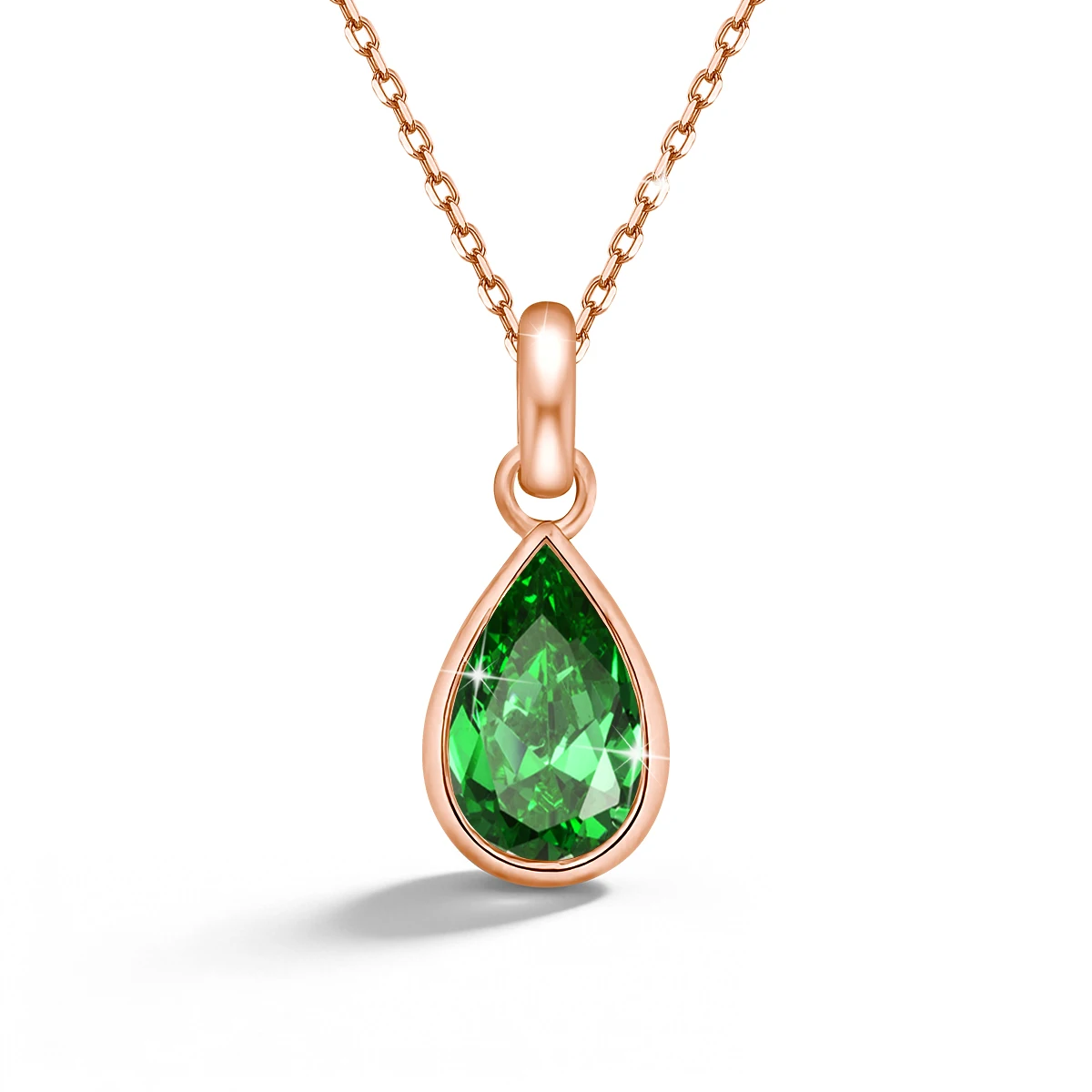 Romantic 1ct 5*8mm Pear Cut Green Moissanite Pendant Necklace Real 925 Sterling Silver Rose Gold Plated Teardrop Jewelry Gifts
Romantic 1ct 5*8mm Pear Cut Green Moissanite Pendant Necklace Real 925 Sterling Silver Rose Gold Plated Teardrop Jewelry Gifts