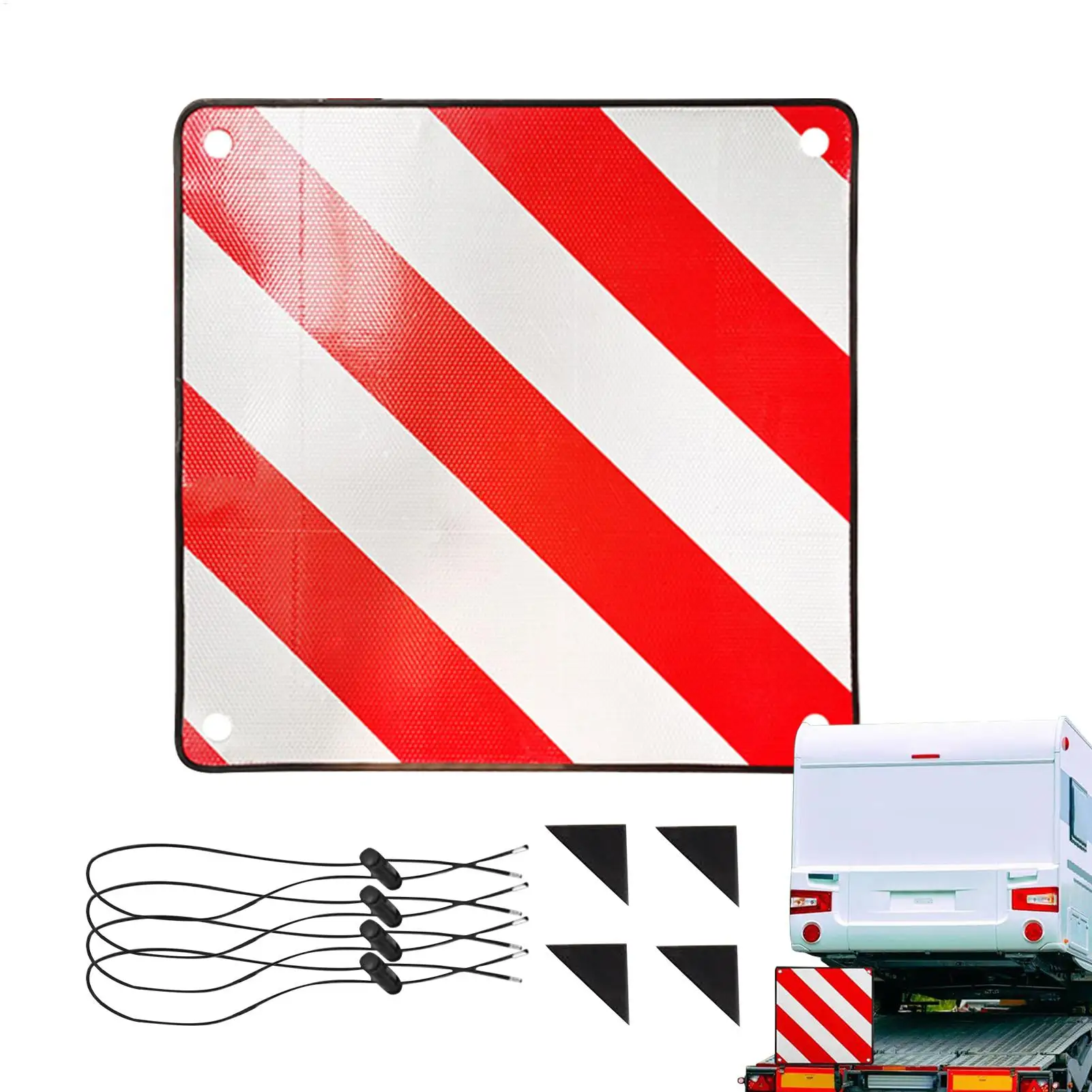 Safety Signs Red White Warning Board Red White Reflective Square Alarm For Road Trip Automotive Auto Bike Carrier Security Truck
Safety Signs Red White Warning Board Red White Reflective Square Alarm For Road Trip Automotive Auto Bike Carrier Security Truck