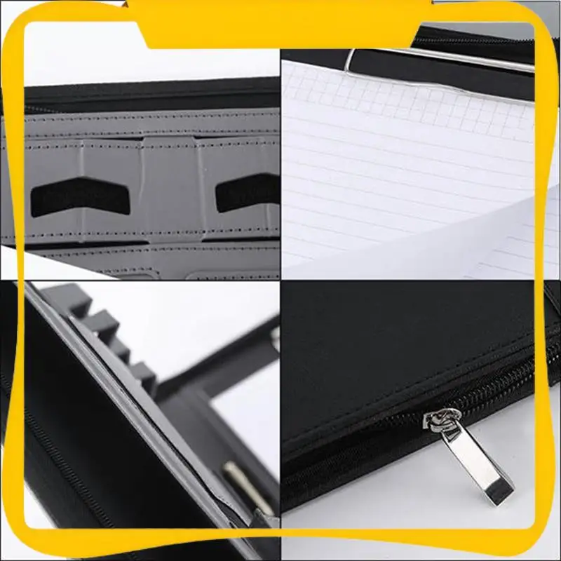 Portable Business Padfolio Portfolio Case Contract File Folder A4 Conference Folder PU Leather Portfolio Folder
Portable Business Padfolio Portfolio Case Contract File Folder A4 Conference Folder PU Leather Portfolio Folder