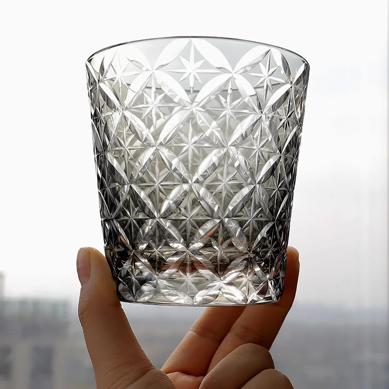 Edo Kiriko Japanese Hand-carved Whiskey Crystal Wine Glasses
Edo Kiriko Japanese Hand-carved Whiskey Crystal Wine Glasses