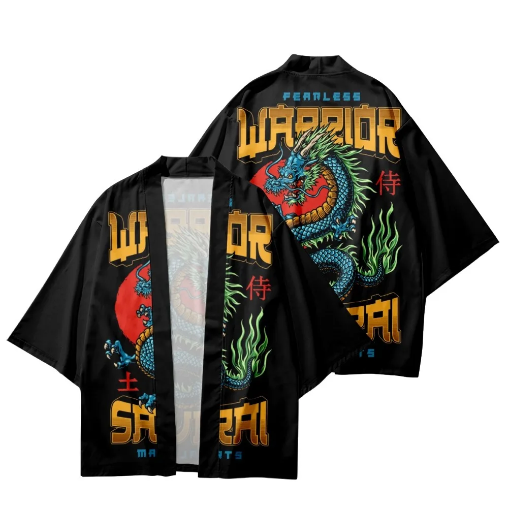 Fashion Streetwear Warrior Samurai Printed Summer Traditional Men Women Cosplay Kimono Casual Japanese Haori Cardigan
Fashion Streetwear Warrior Samurai Printed Summer Traditional Men Women Cosplay Kimono Casual Japanese Haori Cardigan