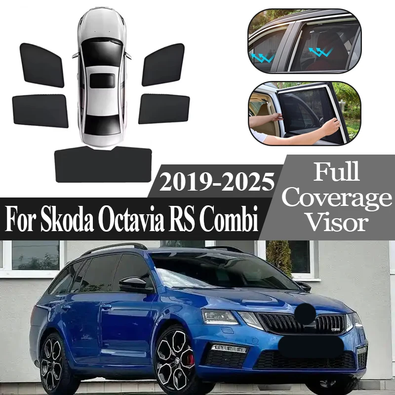 Автозапчасти для Skoda Octavia RS Combi MK4 2019-2025, автомобильные солнцезащитные козырьки с магнитной сеткой, защита от УФ-лучей, солнцезащитный козырек, защита конфиденциальности
Автозапчасти для Skoda Octavia RS Combi MK4 2019-2025, автомобильные солнцезащитные козырьки с магнитной сеткой, защита от УФ-лучей, солнцезащитный козырек, защита конфиденциальности