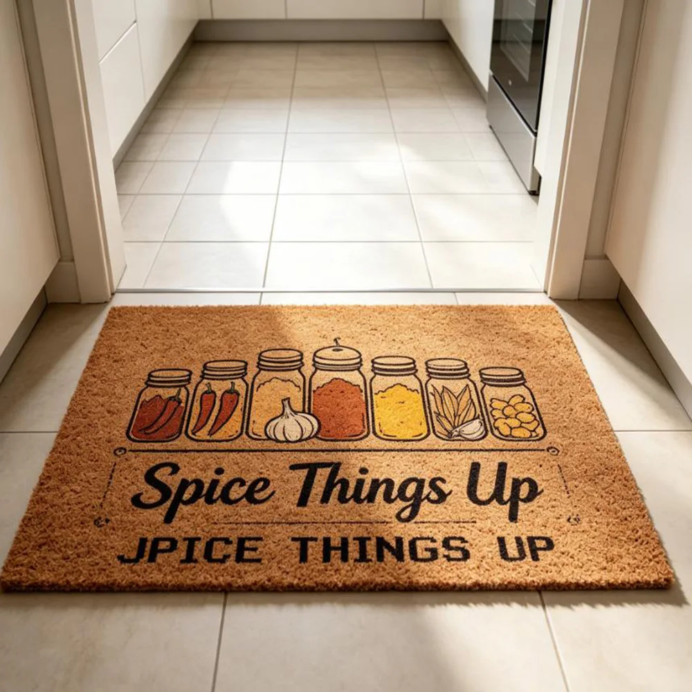 Simple Style Doormat Cooking Area Mat Spice Tool Print Personalized Custom Non Slip Durable Rug Father's Day Present
Simple Style Doormat Cooking Area Mat Spice Tool Print Personalized Custom Non Slip Durable Rug Father's Day Present