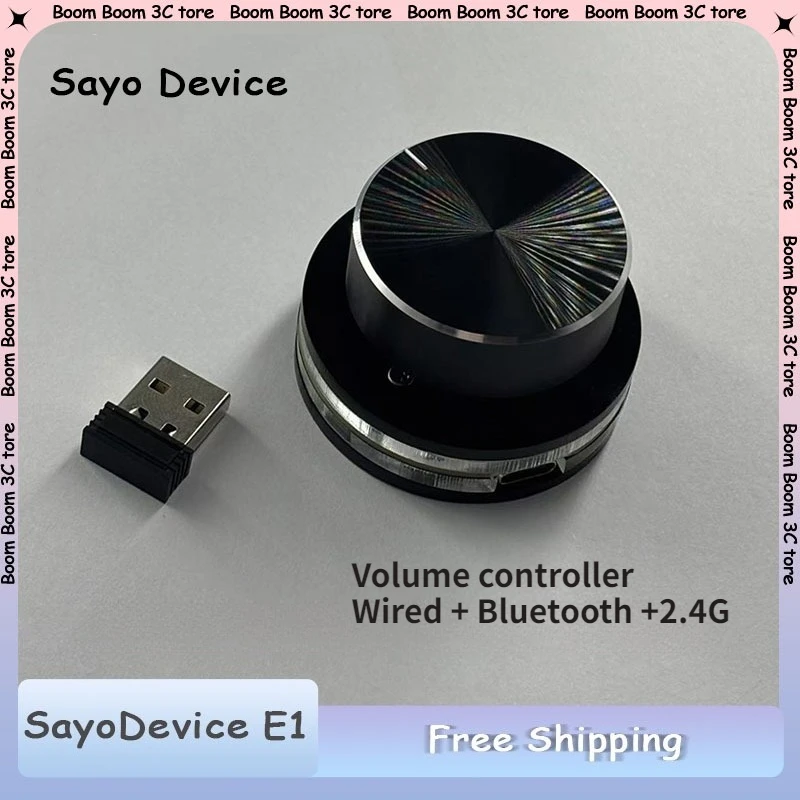 SayoDevice E1 Volume Controller Multifunctional Knob Surface Dial Customized RGB Tri-mode Mini Keyboard Short-cut Accessories
SayoDevice E1 Volume Controller Multifunctional Knob Surface Dial Customized RGB Tri-mode Mini Keyboard Short-cut Accessories
