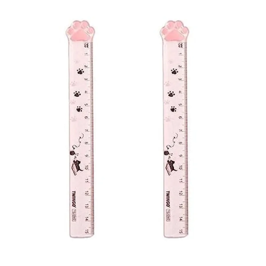 School supplies: 2pcs 15CM pink cats claw straight rulers plastic transparent kawaii portable measuring tool for stationery and
School supplies: 2pcs 15CM pink cats claw straight rulers plastic transparent kawaii portable measuring tool for stationery and