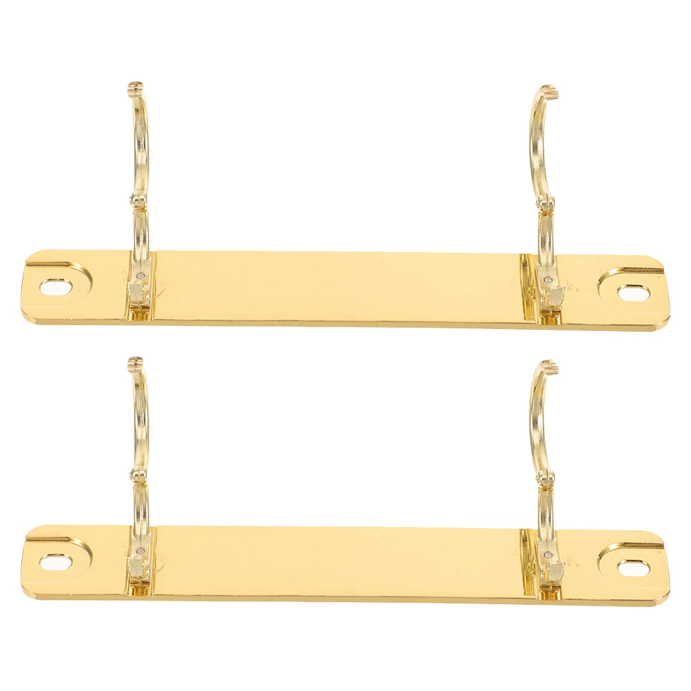 2Pcs Universal Loose Leaf Binder Spines Detachable 2 Hole Metal Rings Clips for Notebook Paper Binding Replacement Binder 
2Pcs Universal Loose Leaf Binder Spines Detachable 2 Hole Metal Rings Clips for Notebook Paper Binding Replacement Binder