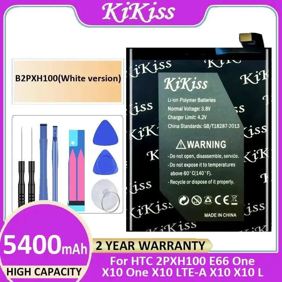 Mobile Phone Battery B2PXH100 White Version 5400Mah For Htc 2PXH100 E66 One X10 Lte-A L
Mobile Phone Battery B2PXH100 White Version 5400Mah For Htc 2PXH100 E66 One X10 Lte-A L