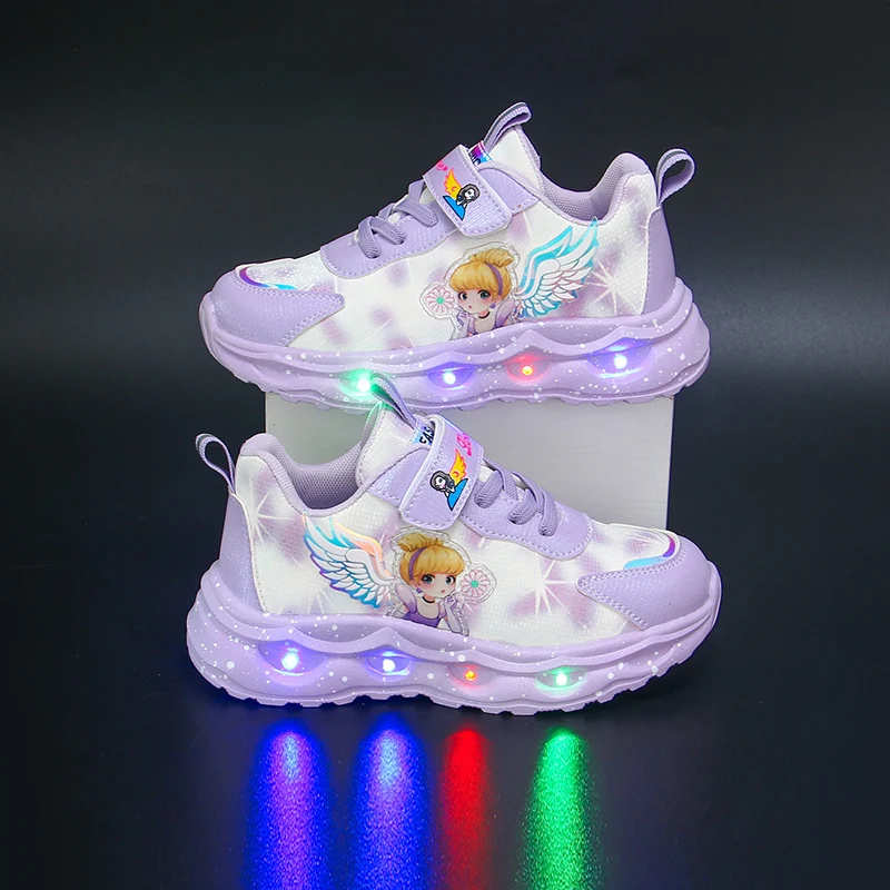 Girls' Cute and Fashionable Cartoon Princess Casual Shoes Led Wings Comfortable Sneakers
Girls' Cute and Fashionable Cartoon Princess Casual Shoes Led Wings Comfortable Sneakers