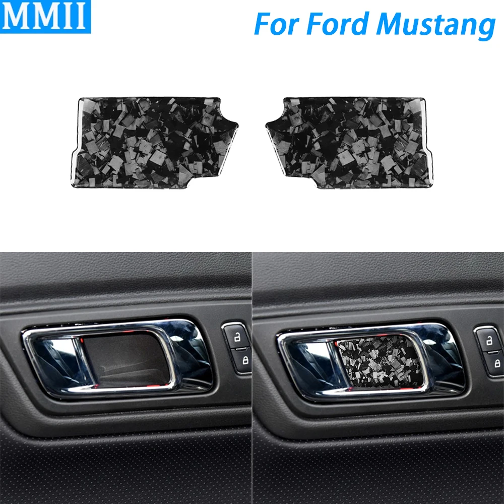 For Ford Mustang 2015-2023 Forged Carbon Fiber Inner Door Bowl Panel Trim Cover Car Interior Decoration Accessories Sticker
For Ford Mustang 2015-2023 Forged Carbon Fiber Inner Door Bowl Panel Trim Cover Car Interior Decoration Accessories Sticker