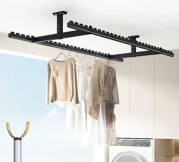 Hanger, balcony, household aluminum alloy perforated top mounted clothes drying pole, fixed type
Hanger, balcony, household aluminum alloy perforated top mounted clothes drying pole, fixed type